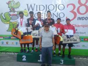 Gugun Petenis Muda Sampang Kembali Petik Kemenangan Di Turnamen ITF Widjojo Soejono Surabaya