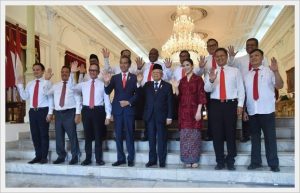 Presiden Joko Widodo Lantik 12 Wakil Menteri di Istana Negara
