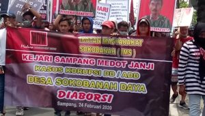 Dituding Mandul Usut Dugaan Korupsi Dana Desa, Kejari Sampang Didemo Warga Sokobanah