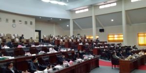 Ditengah Wabah Covid -19, DPRD Sukses Gelar Rapat Paripurna LKPj Bupati Sampang TA 2019 Via Teleconference