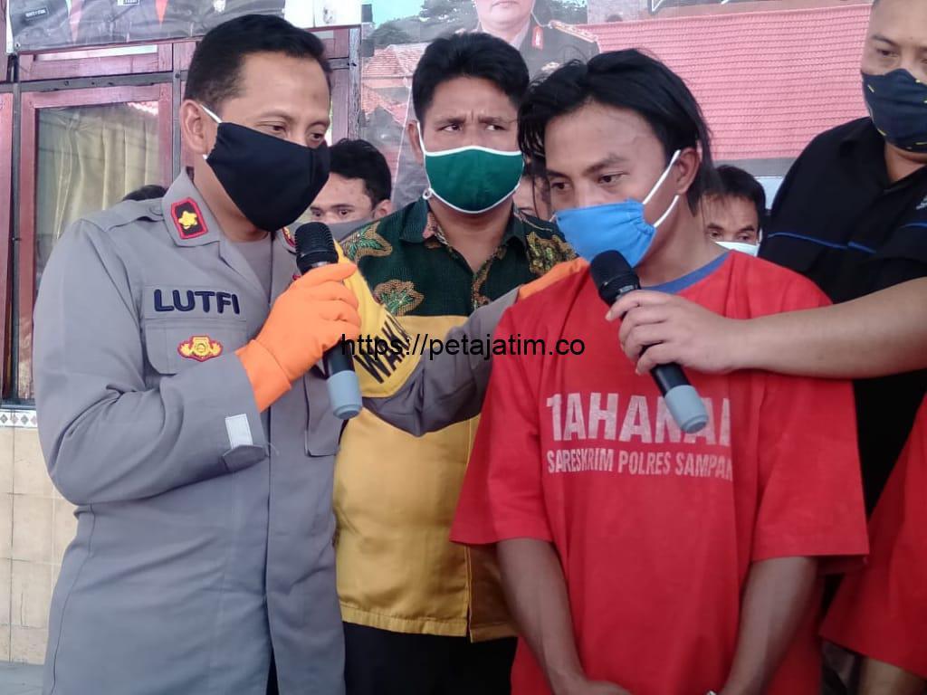 Polisi Bekuk Maling Aki Backhoe di Buker Sampang, Empat Orang Masuk DPO