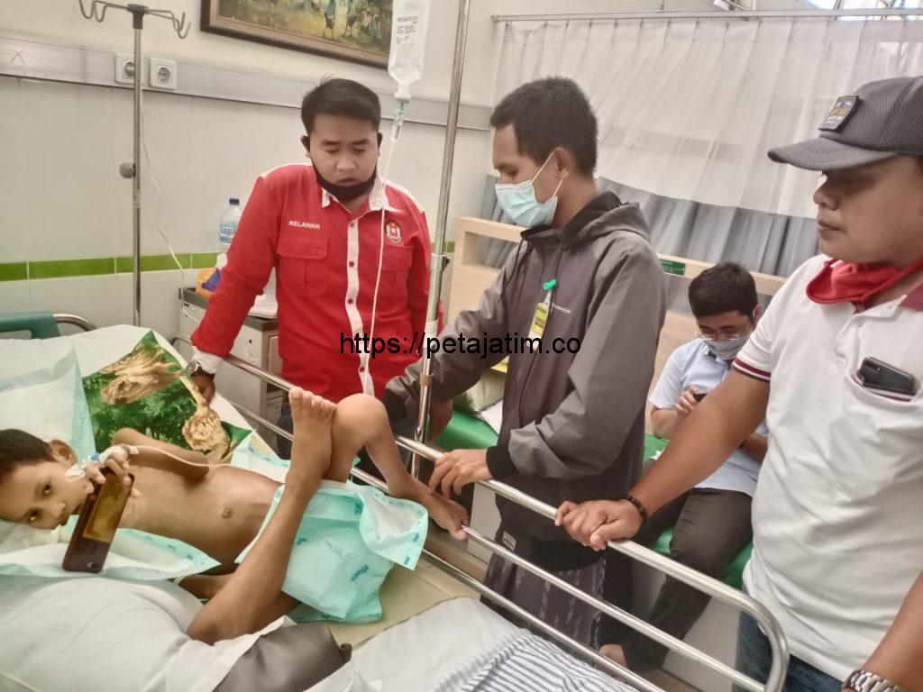 Wildan Bocah Penderita Kanker Penis di Rawat RS dr Soetomo Dapat Perhatian Serius Ketua DKR Bangkalan