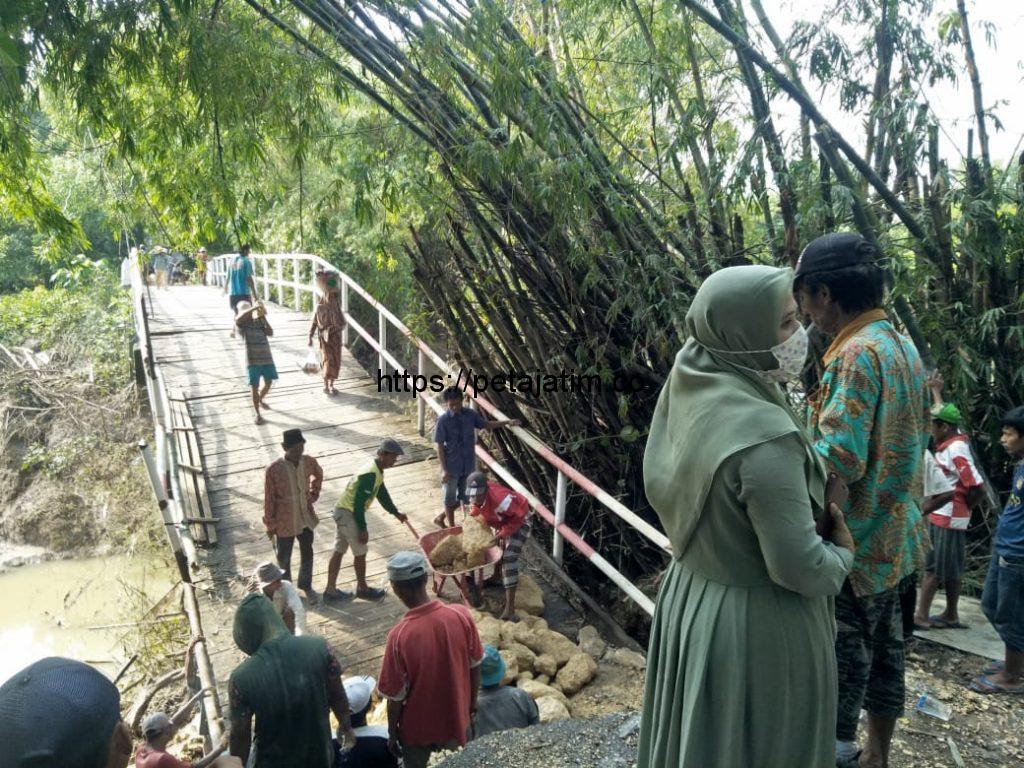 Ambruknya Jembatan Poros Desa Daleman Berdampak Terhadap Perekonomian Masyarakat