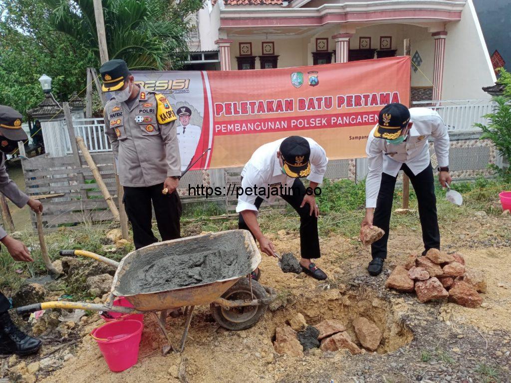 Bupati Sampang : Pembangunan Mapolsek Pangarengan Diharapkan Meningkatkan Pelayanan Kamtibmas