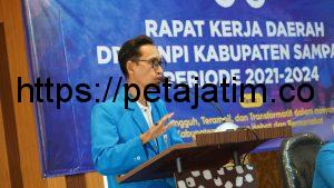 Pesan KNPI Jatim Dipembukaan Rakerda DPD KNPI Kabupaten Sampang Periode 2021-2024