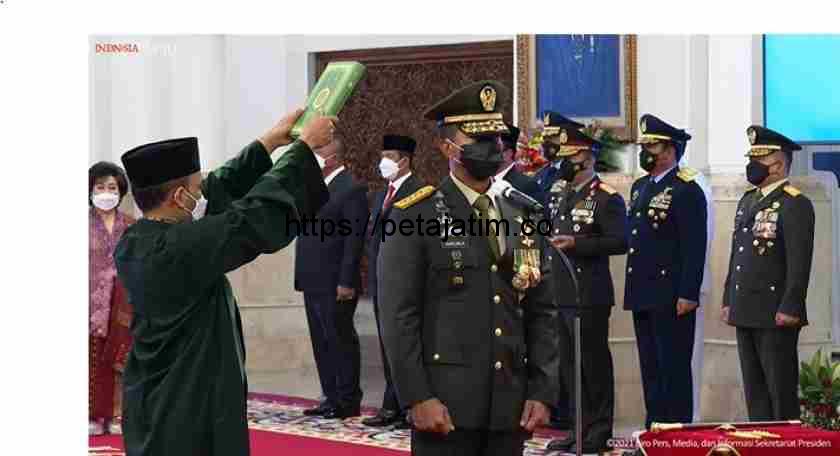 Jenderal Andika Perkasa Resmi Dilantik Sebagai Panglima TNI