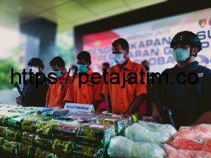 Gagalkan Penyelundupan Narkoba Jaringan Malaysia -Jakarta, Tiga Pelaku Ditangkap Satu Pengendali DPO