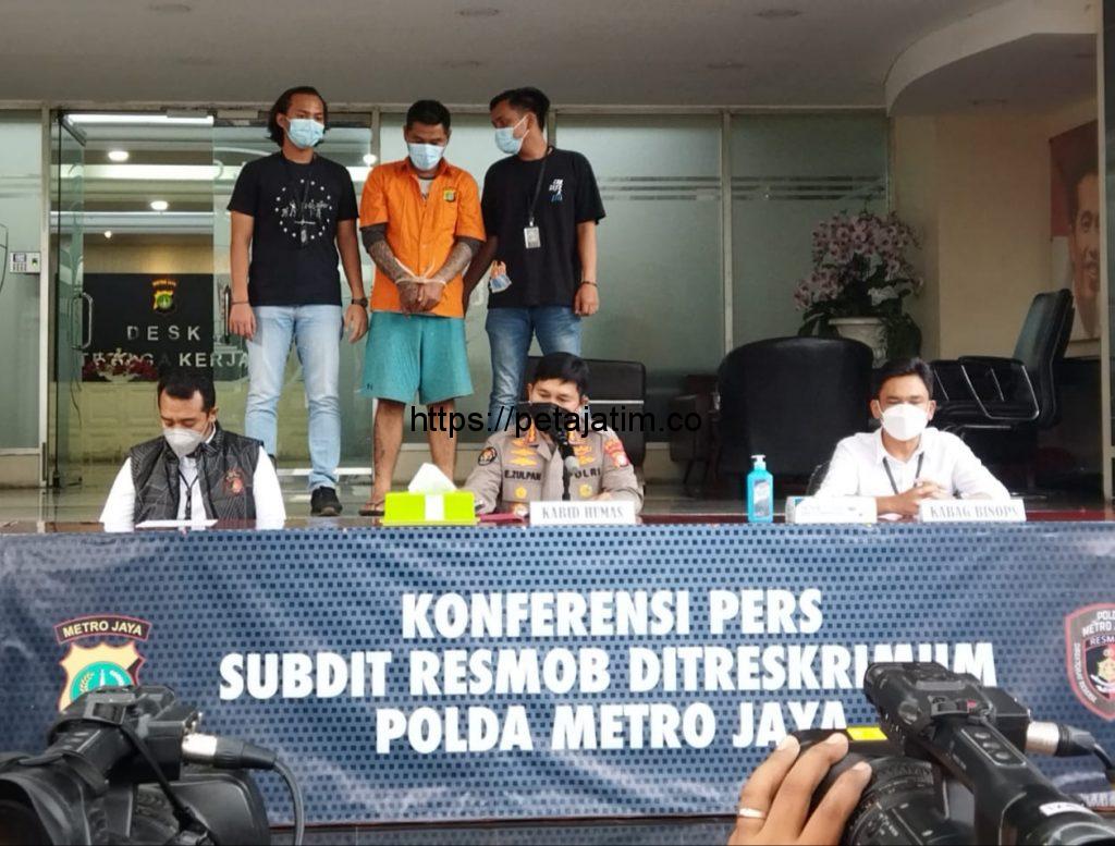 Resmob Polda Metro Jaya Bekuk Pelaku Pembunuhan Driver Ojol