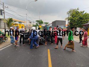 Akibat Ceceran Oli di Jalan Akibatkan Laka Lantas di Raya Tambaan – Camplong