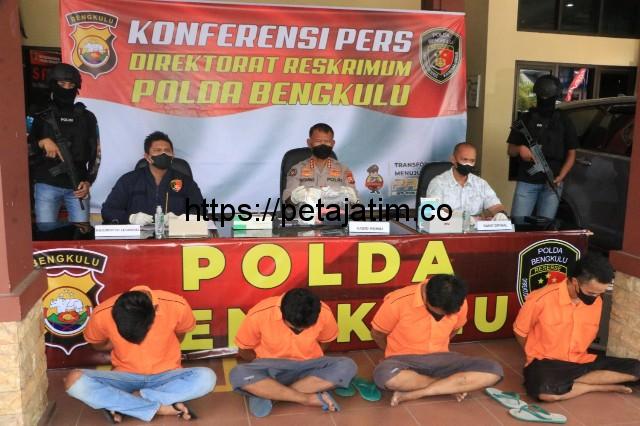 Operasi Musang Nala I Subdit 3 Jatanras Polda Bengkulu Amankan Enam Tersangka