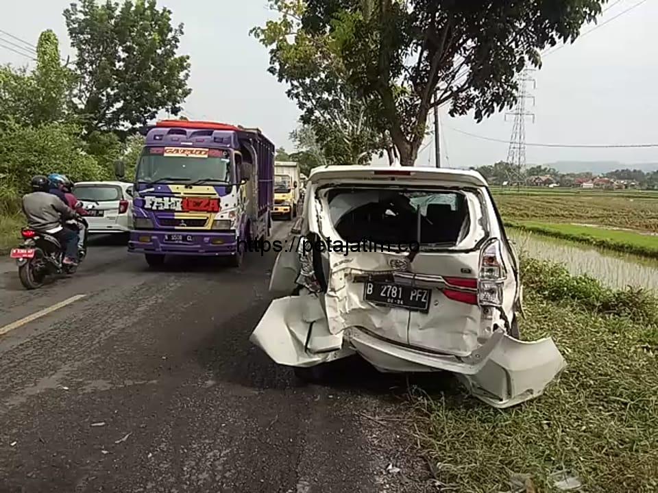 Kecelakaan Beruntun di jalan Raya Jalur Nasional Sampang, libatkan 5 Kendaraan