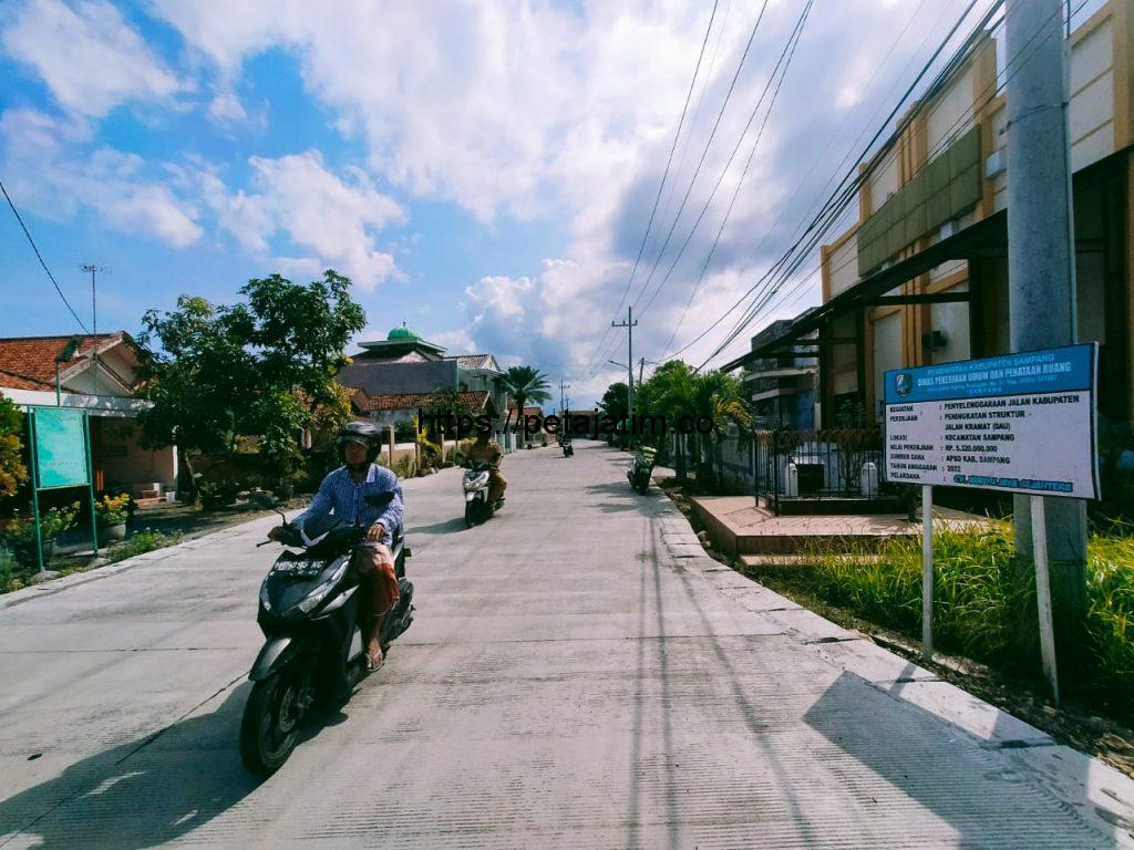 Proyek Pembangunan Jalan Kramat Sampang Selesai Lebih Awal