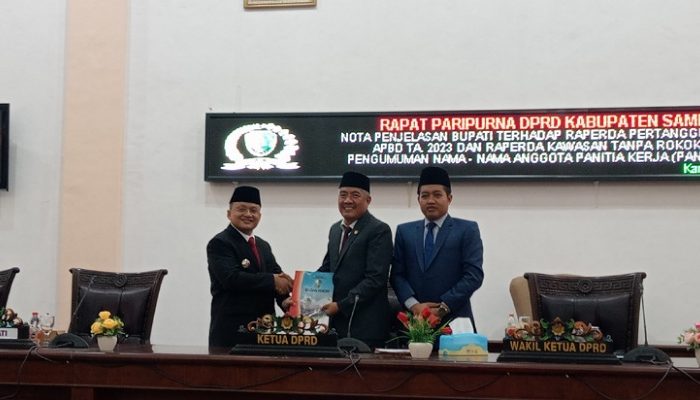 Gelar Paripurna Tentang Pertanggungjawaban Pelaksanaan APBD 2023, DPRD Sampang Bentuk Panja LHP-BPK