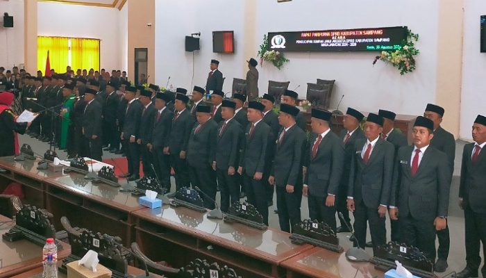 45 Anggota DPRD Sampang Periode 2024-2029 Resmi Dilantik