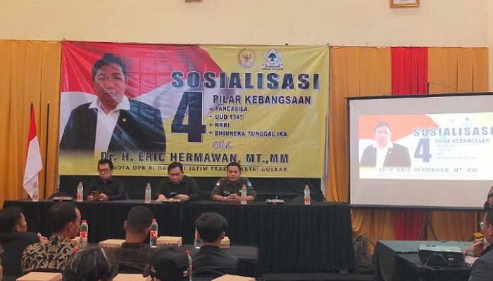 Eric Hermawan Sosialisasikan 4 Pilar Kebangsaan ke Pemuda Sampang